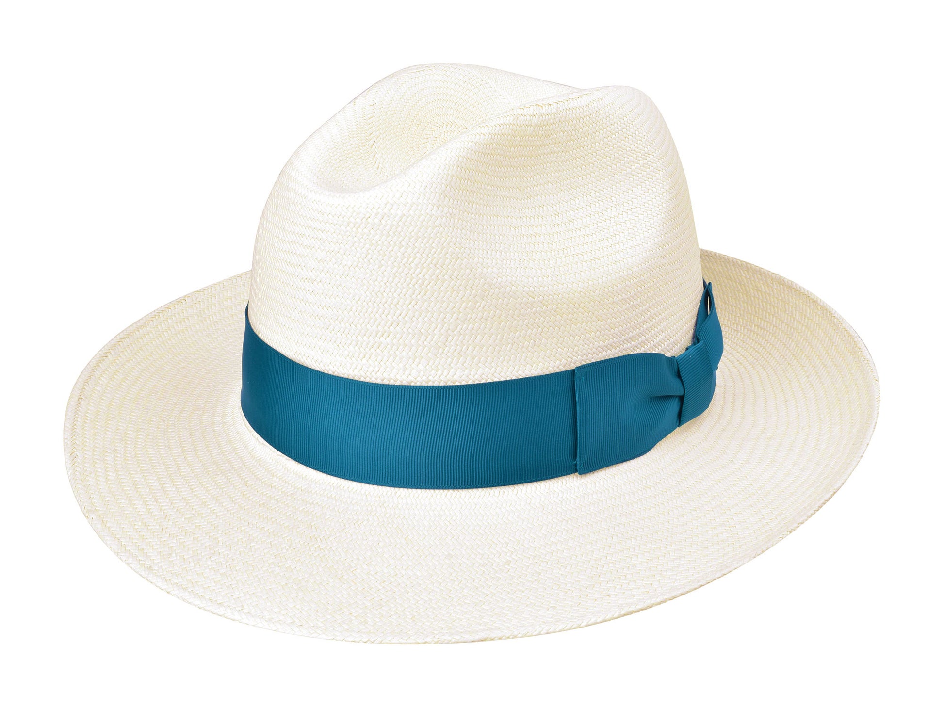 Panama Hat Gemstone Bigalli top view handwoven straw detail
