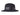 Grace women's wool felt hat in black, grosgrain ribbon and cord detail