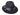 Grace women's wool felt hat in black, front view