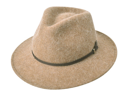 Alpaca & Wool Felt Blend Hat High Lands Khaki