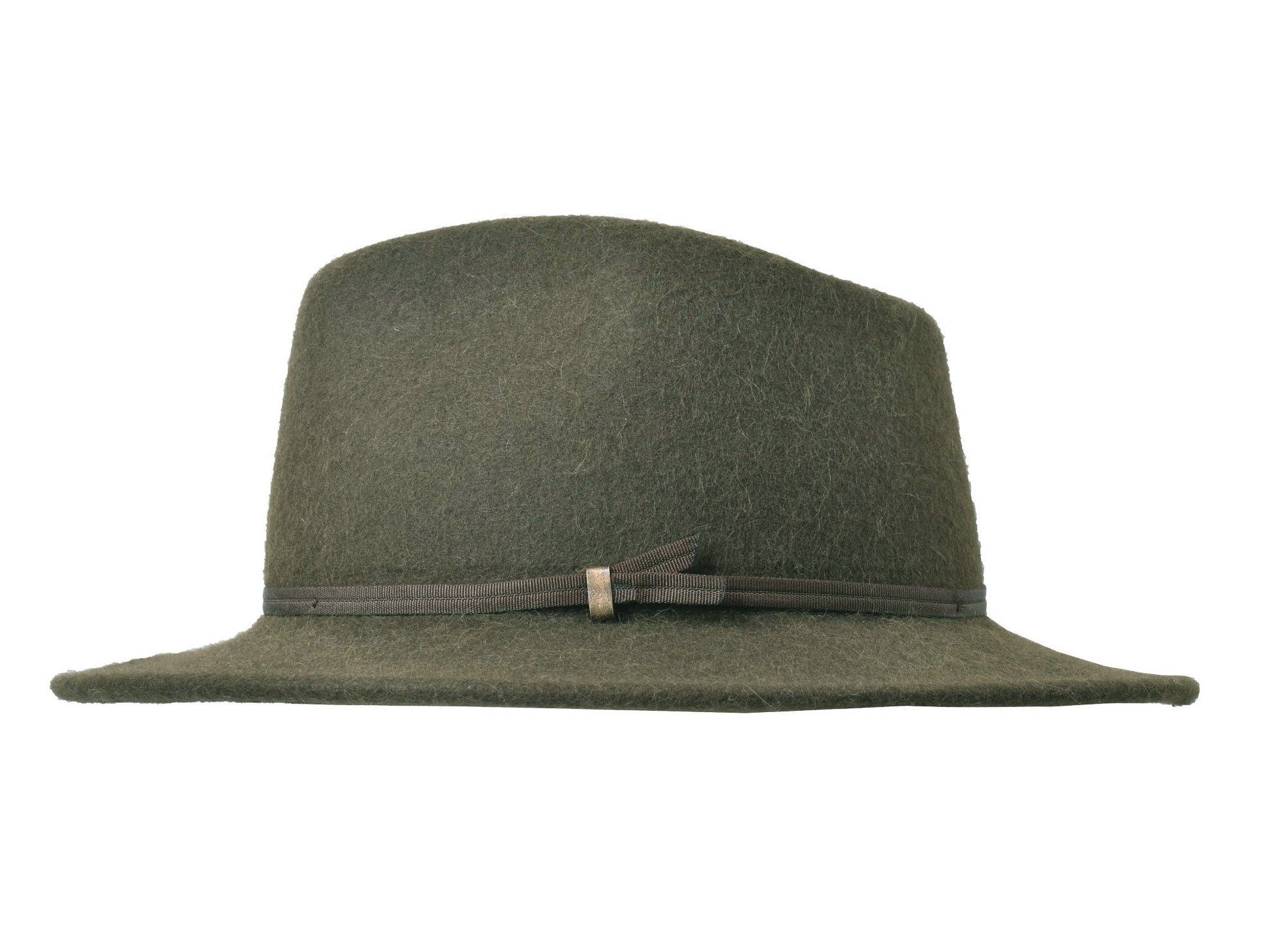 Alpaca & Wool Felt Blend Hat High Lands Moss