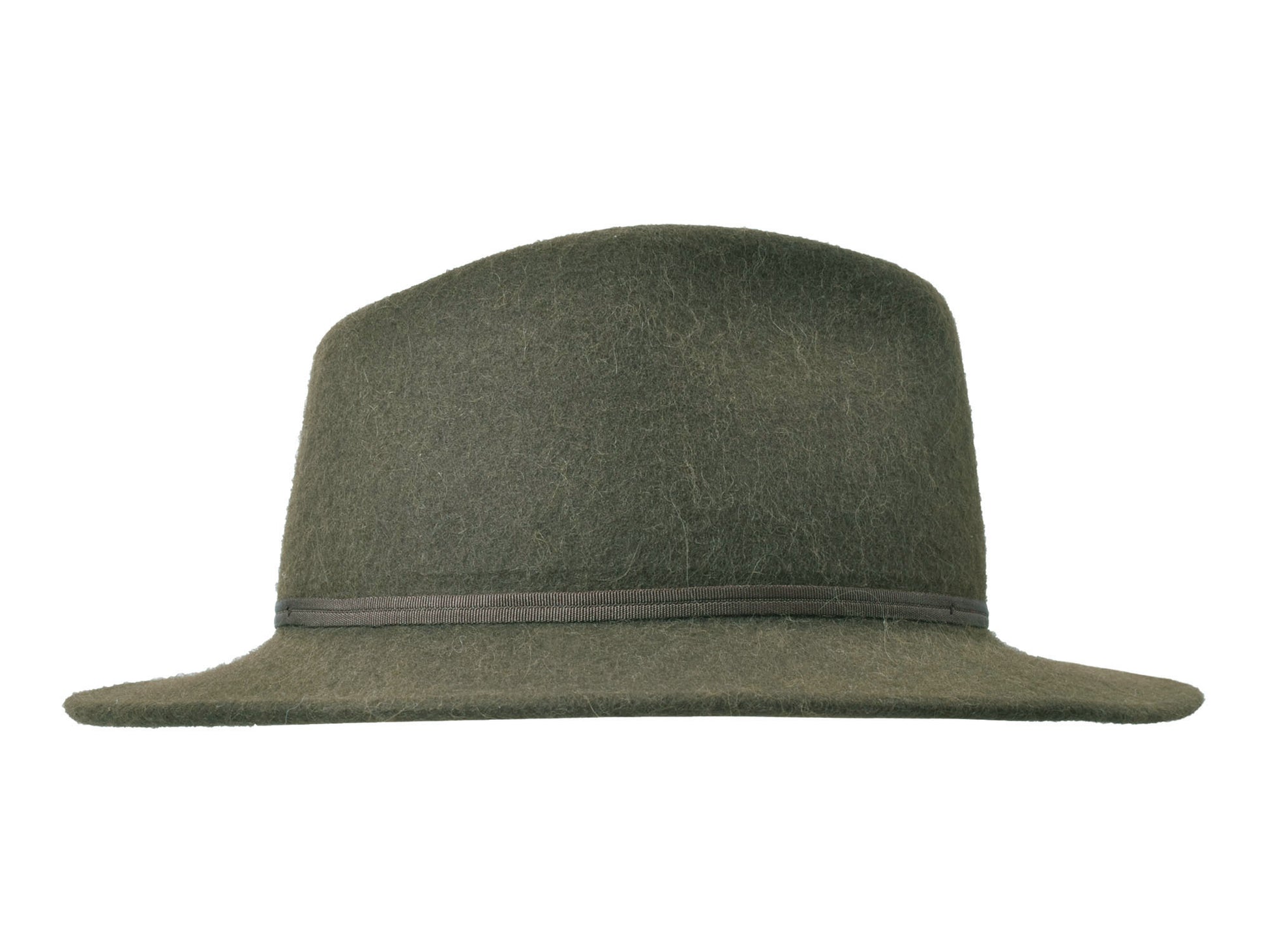 Alpaca & Wool Felt Blend Hat High Lands Moss