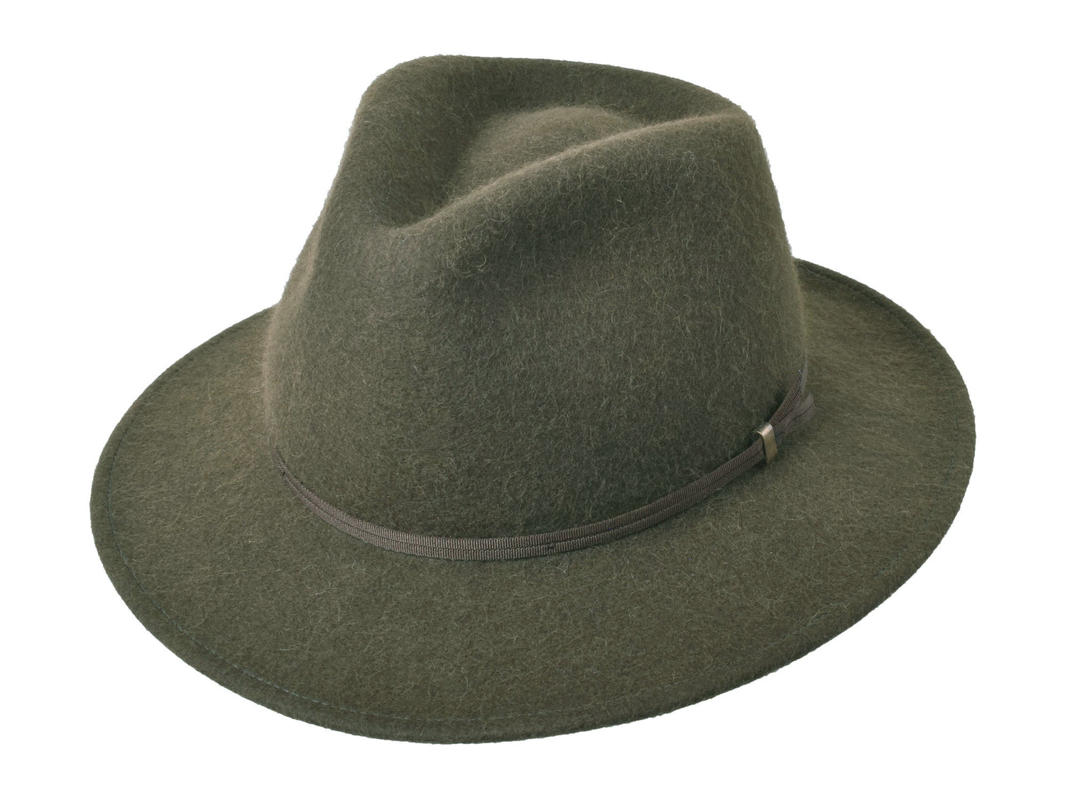 Alpaca & Wool Felt Blend Hat High Lands Moss