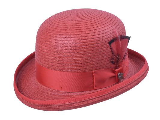 Kanye Braid Hat Bigalli close up of hat band decoration