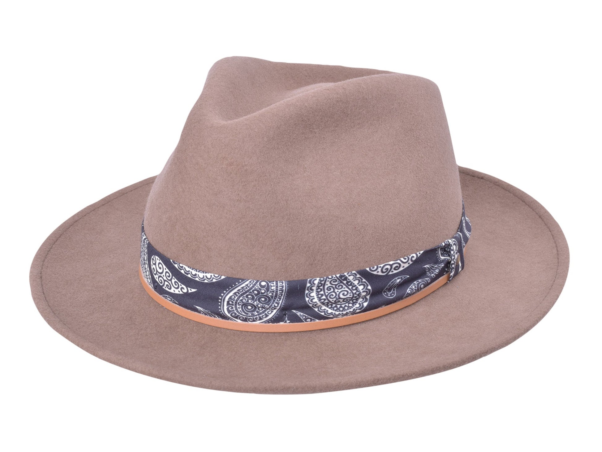 Casual Wool Felt Fedora Hat Lash urban everyday style