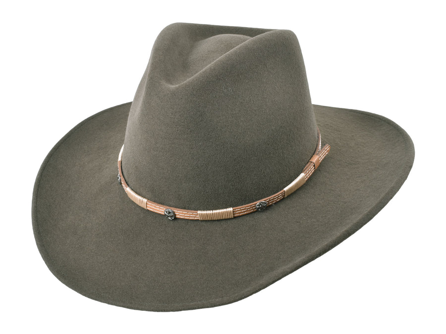 Outdoor Merino Wool Felt Hat Long Trail UV protection