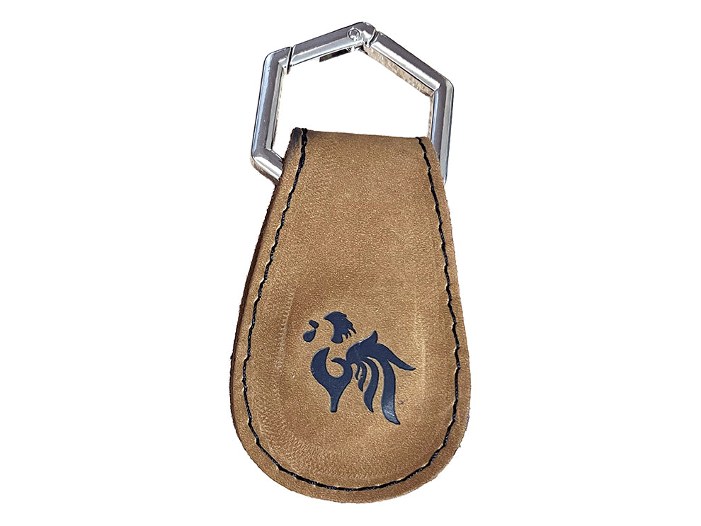 Hat Clip - Original Leather and Chromed Aluminum