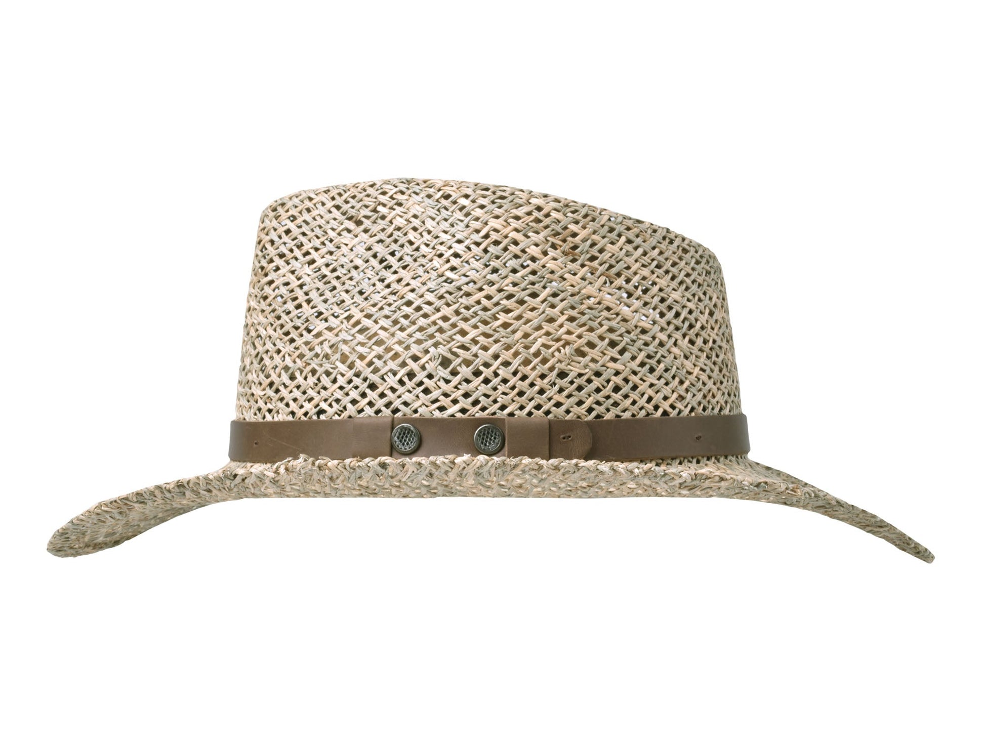 Seagrass Hat Melbourne Bigalli close up of hat band finishing