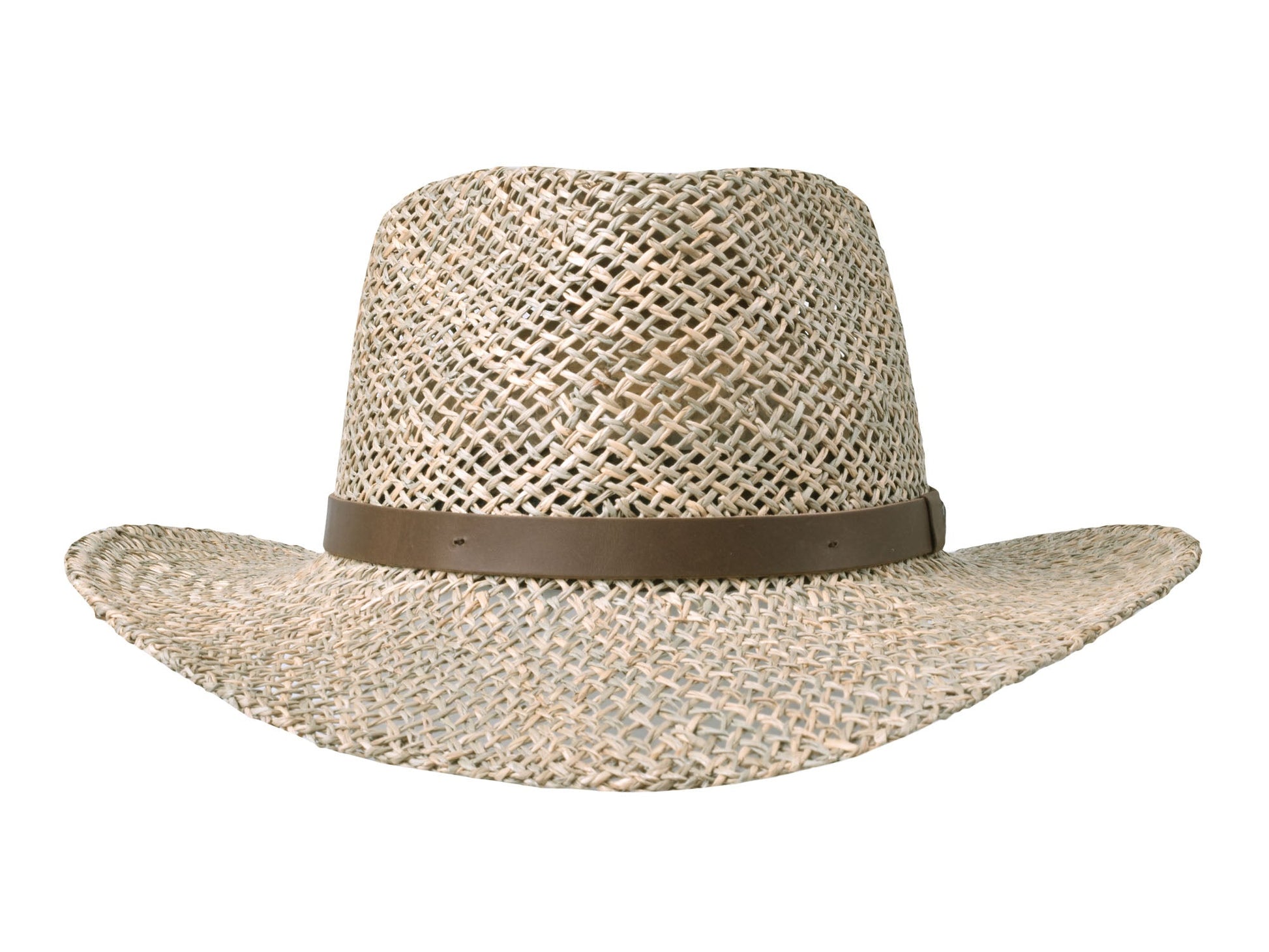 Seagrass Hat Melbourne Bigalli front view outdoor design
