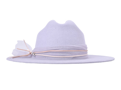 Wool Felt Hat for Women Trendly Nashville wide brim fedora