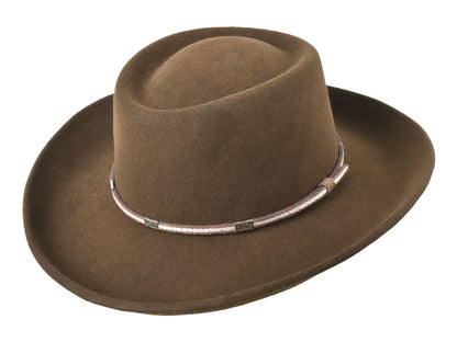 Outdoor Merino Wool Felt Hat Rust Chocolate
