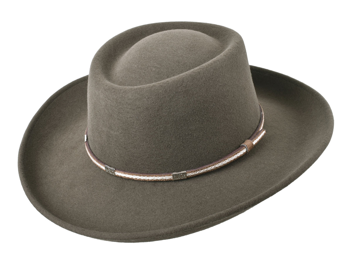 Outdoor Merino Wool Felt Hat Rust Moss
