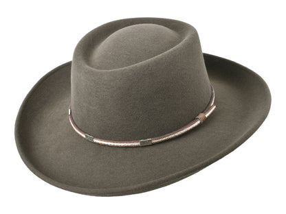 Outdoor Merino Wool Felt Hat Rust Moss