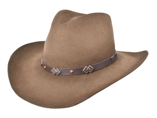 Wool Felt Hat Rustler Tobacco