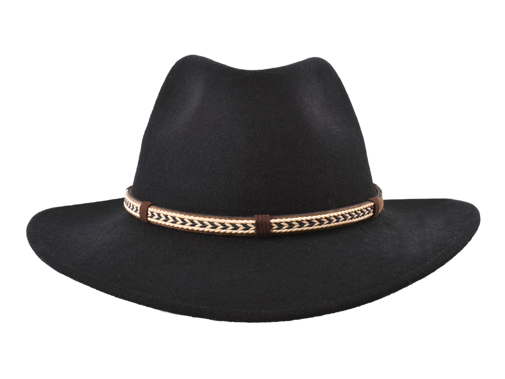 Outdoor Merino Wool felt hat Scout Black