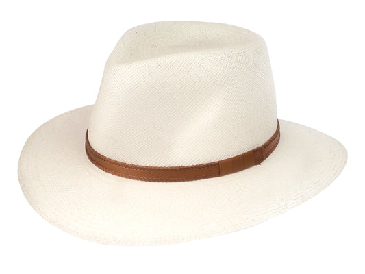 Outdoor Panama Hat Vancouver Bigalli close up of hat band detail