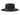 Westland outdoor Merino wool felt hat in black, wide brim detail