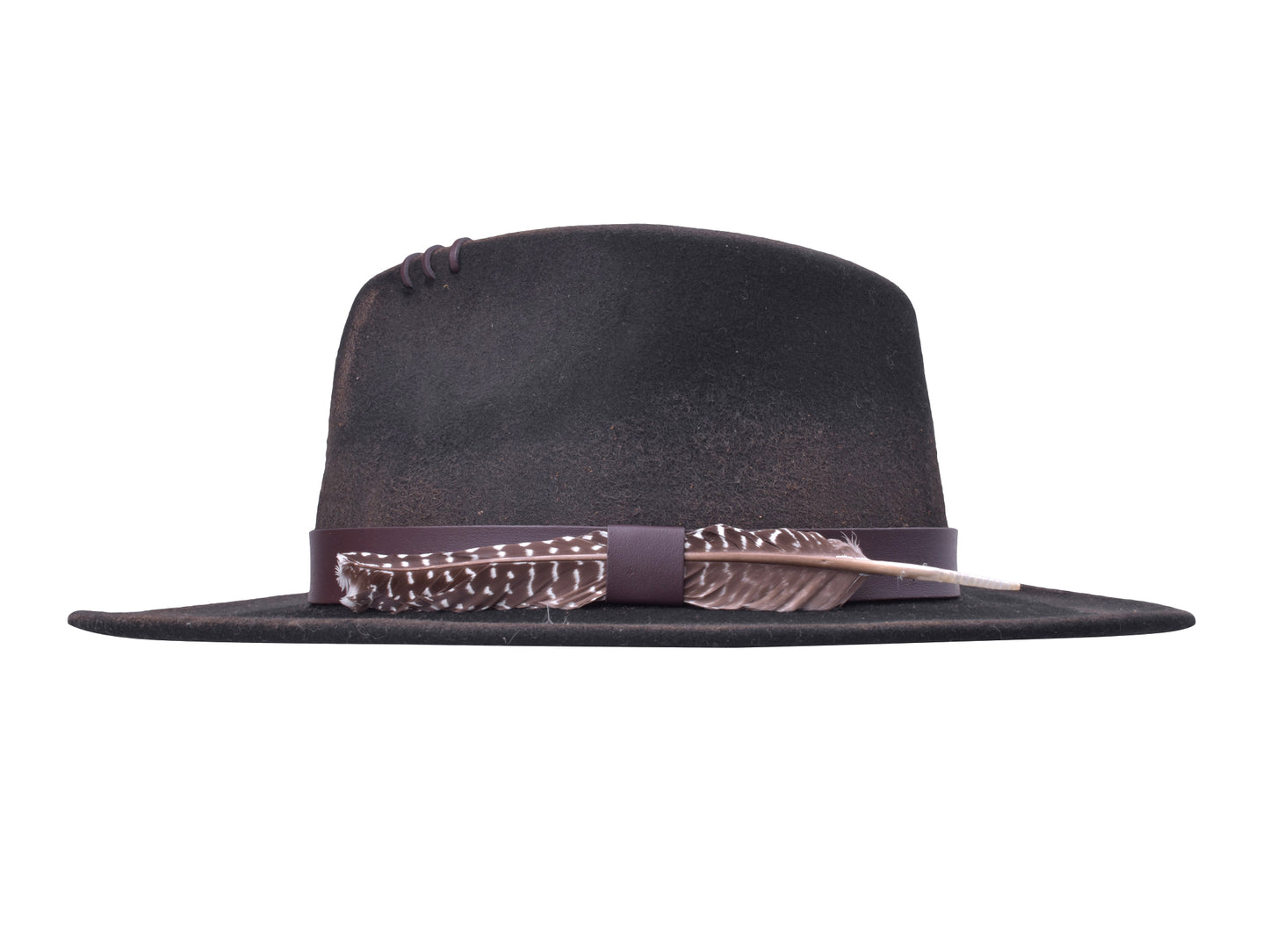 Stylish Wool Felt Hat Zingaro wide brim fashion fedora