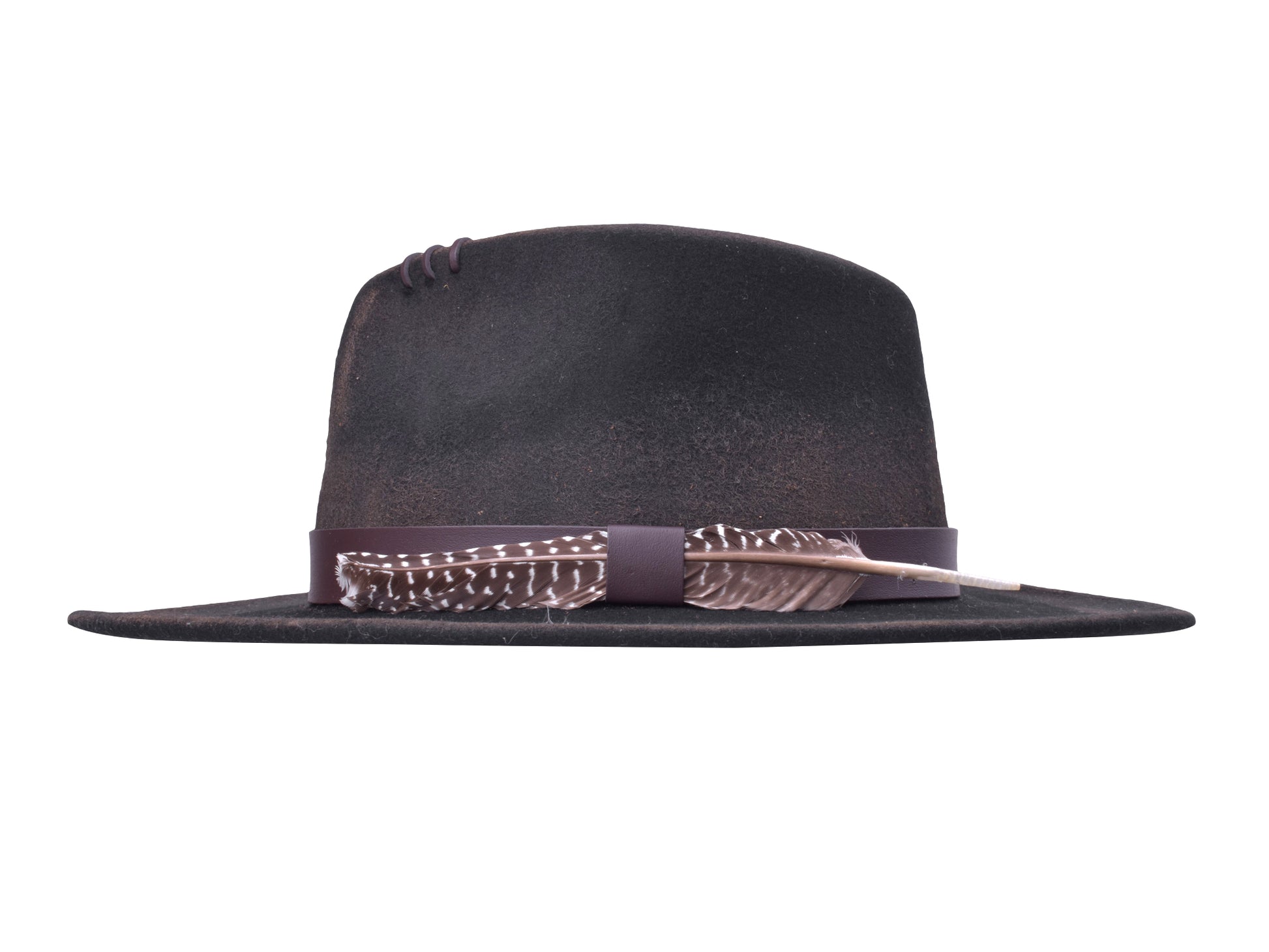 Stylish Wool Felt Hat Zingaro wide brim fashion fedora
