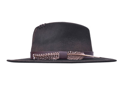 Stylish Wool Felt Hat Zingaro wide brim fashion fedora