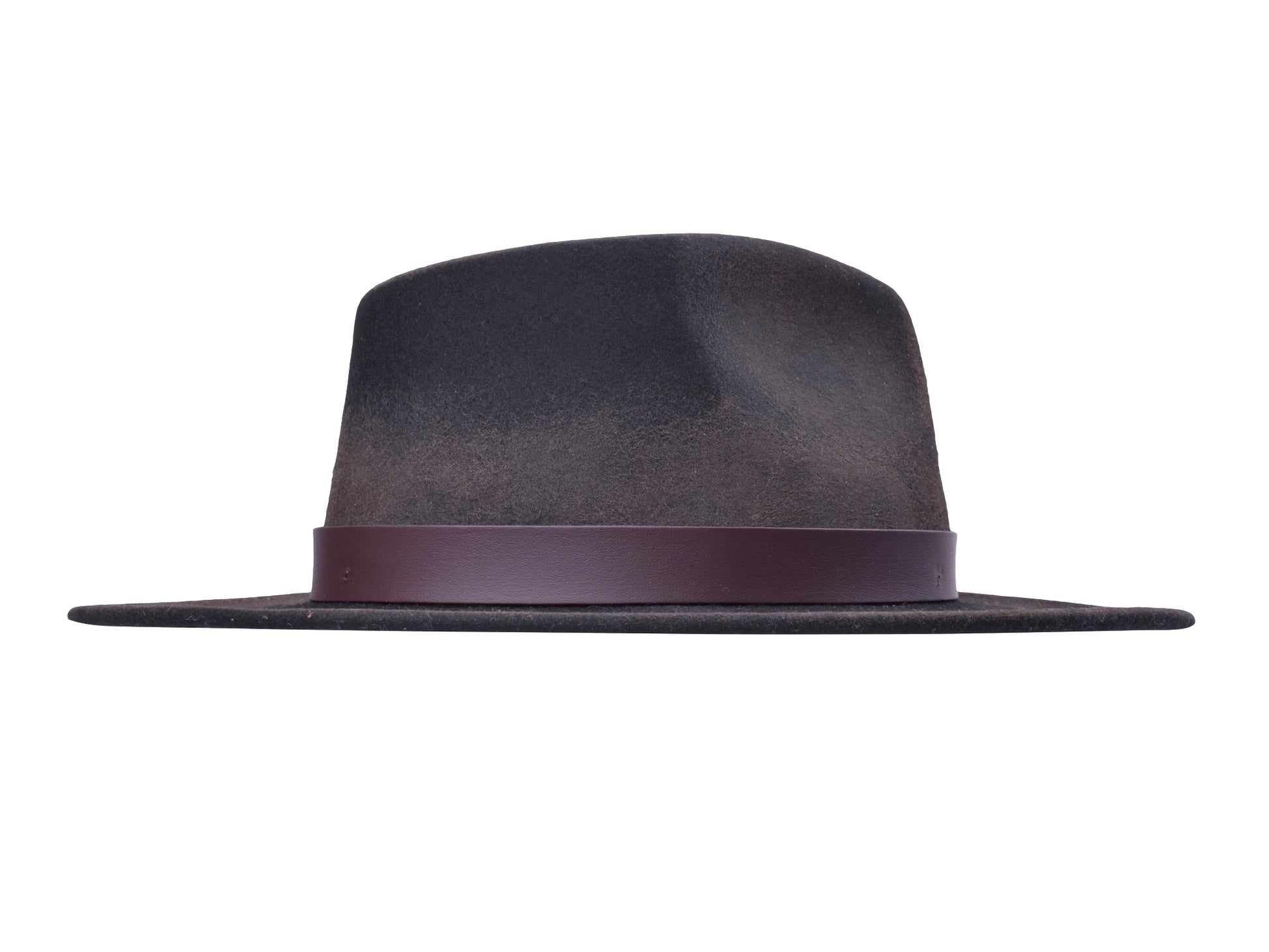Stylish Wool Felt Hat Zingaro distressed modern design