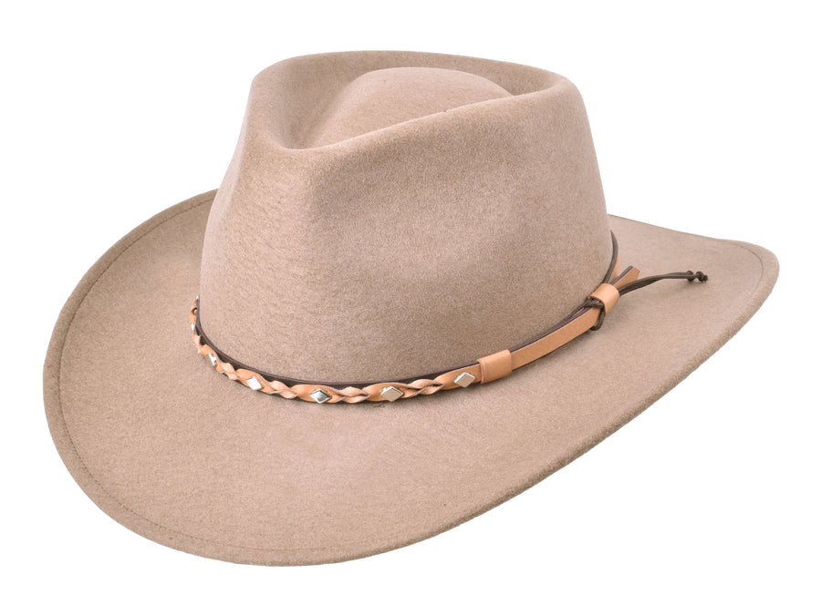 Outdoor Merino Wool Felt Hat Jaxen crushable and UV protection