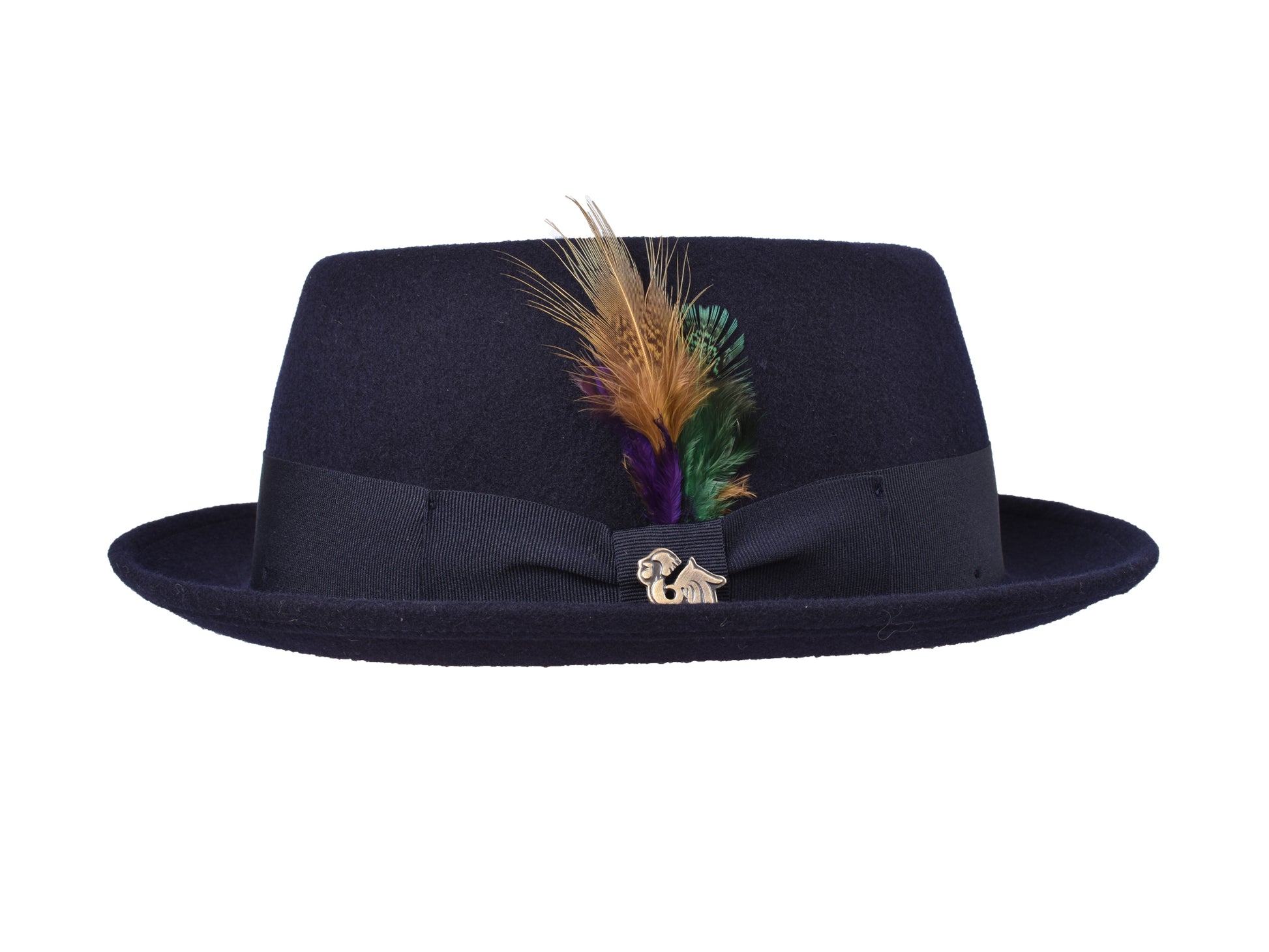 Wool Felt Classic Hat Pork Pie Stingy vintage men’s hat