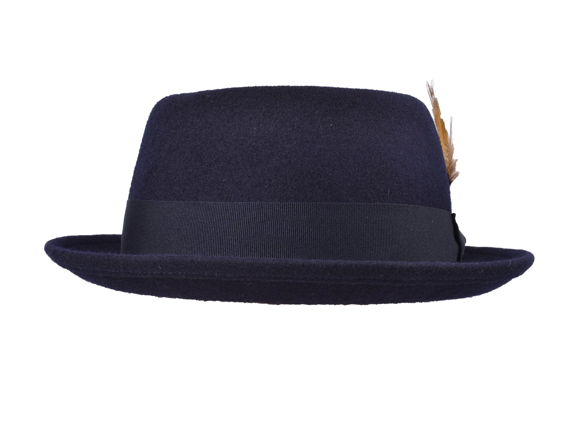 Wool Felt Classic Hat Pork Pie Stingy timeless style