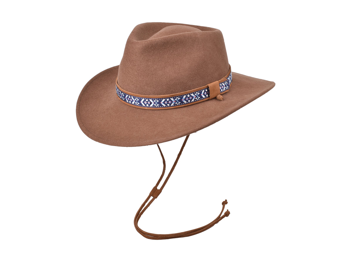 Outdoor Merino Wool Felt Hat Tribu crushable water-repellent
