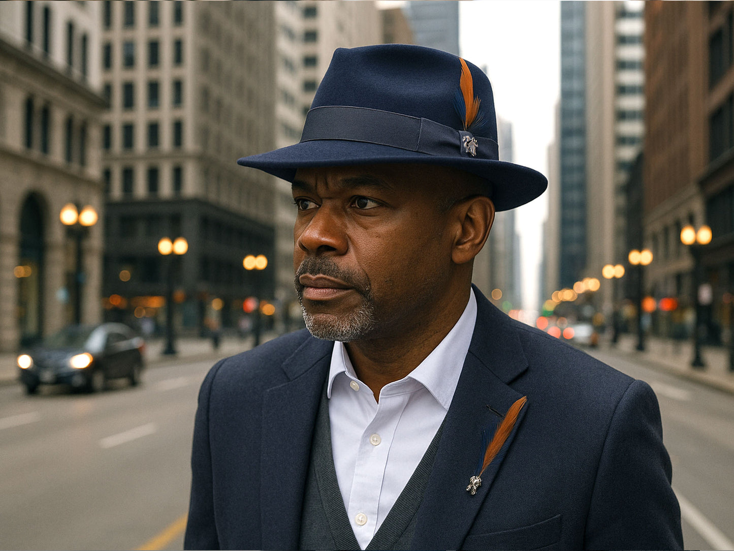 Wool Felt Fedora Hat Quickstep classic men’s style