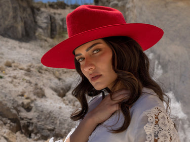 Western Style Merino Wool Felt Women´s Hat Shear