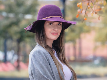 Wool Felt Floppy Hat for Women Fiona soft and stylish design