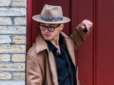 Casual Wool Felt Fedora Hat Lash urban everyday style