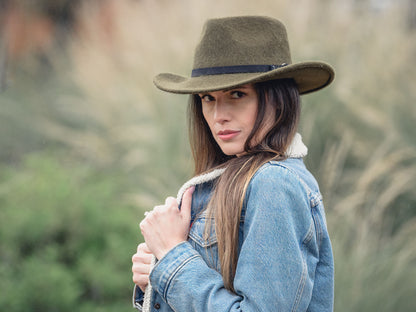 Outdoor Alpaca Wool Felt Hat Melbourne crushable UV protection