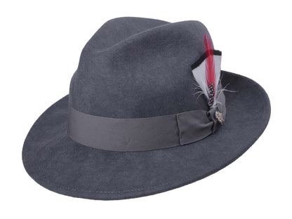 Wool Felt Fedora Hat Deluxe classic men’s style