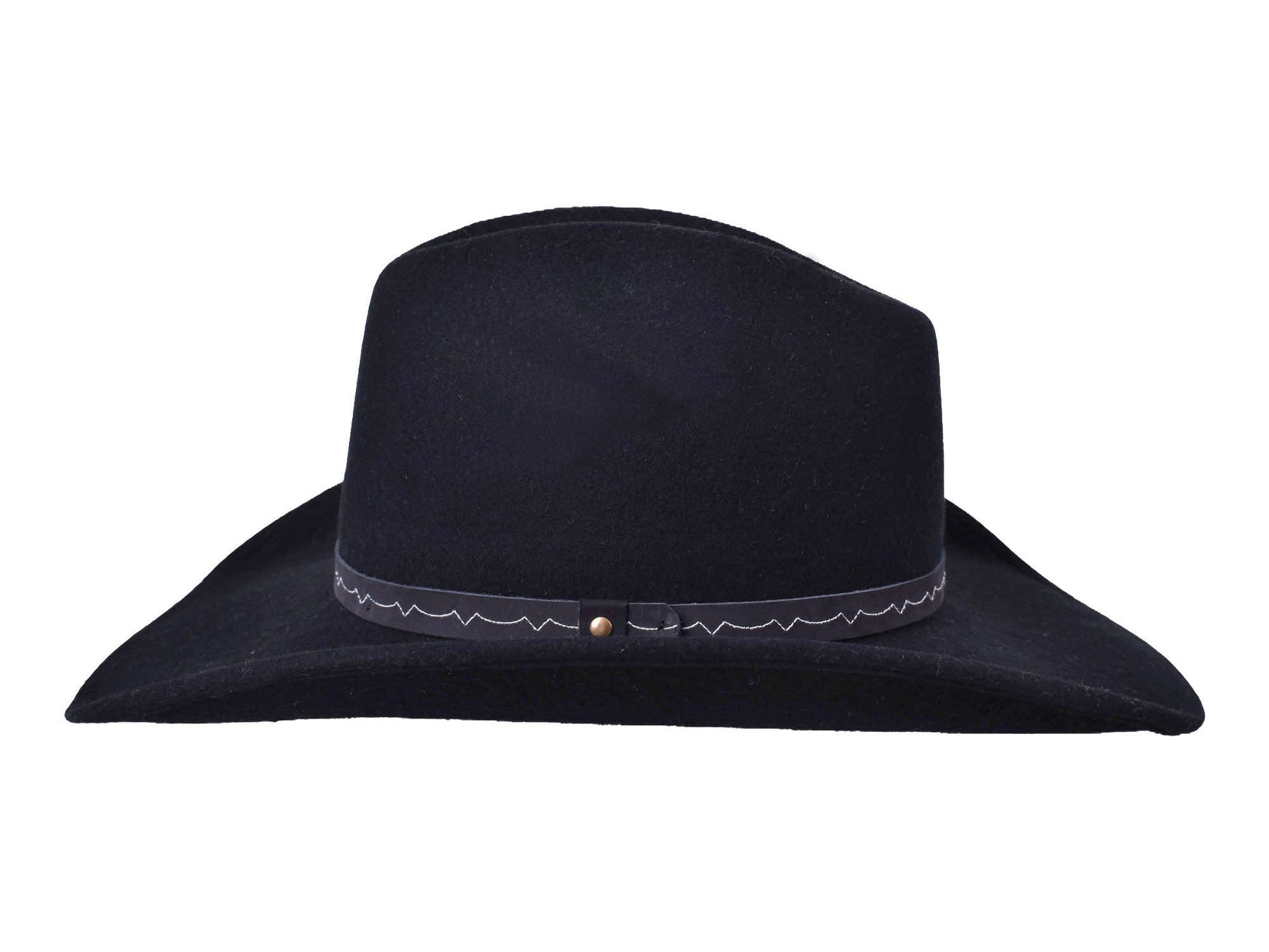 Wool Felt Hat Mustang Black