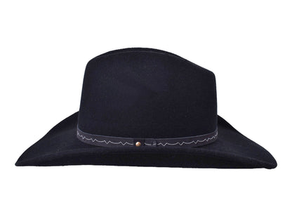 Wool Felt Hat Mustang Black