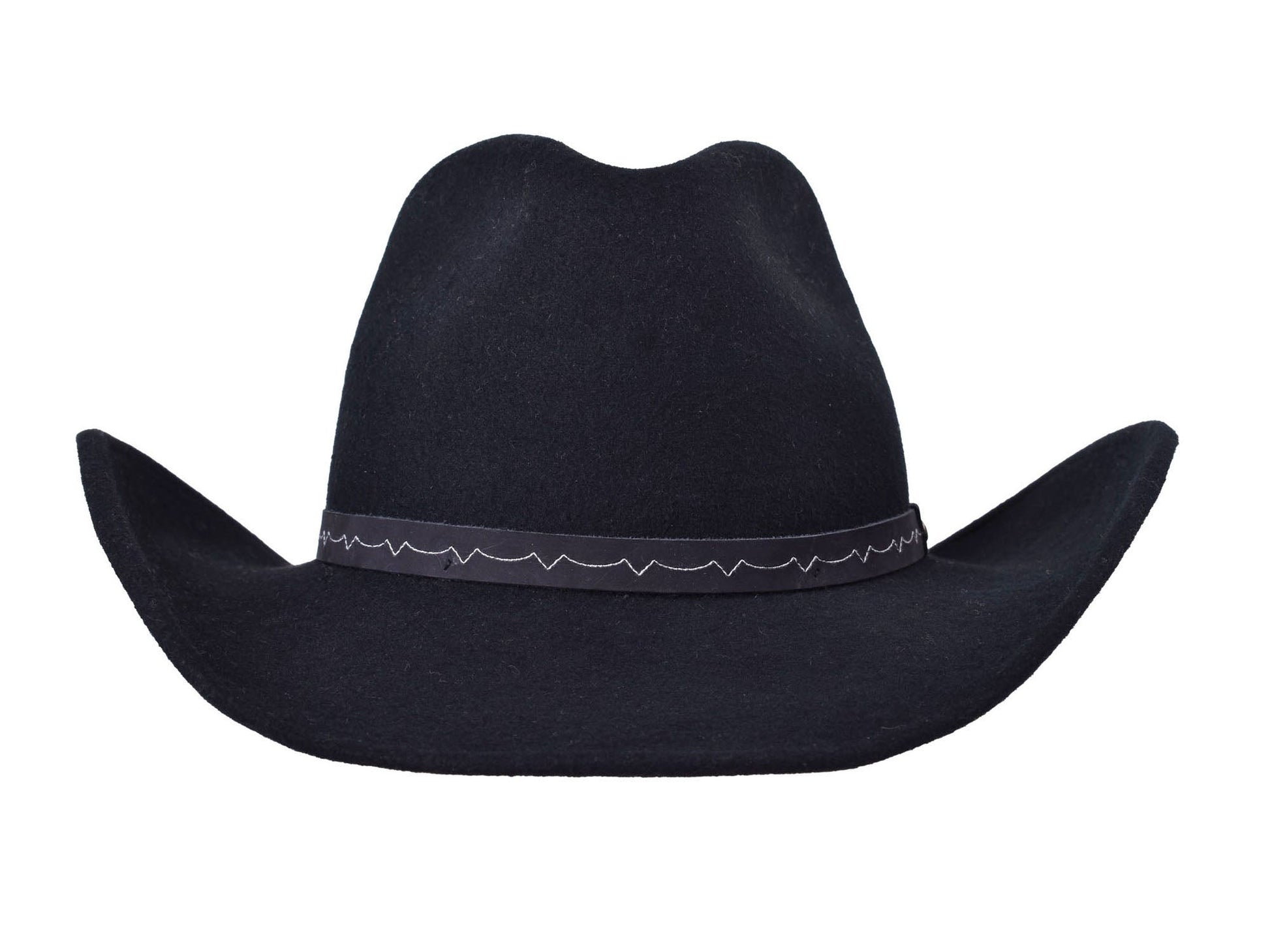 Wool Felt Hat Mustang Black