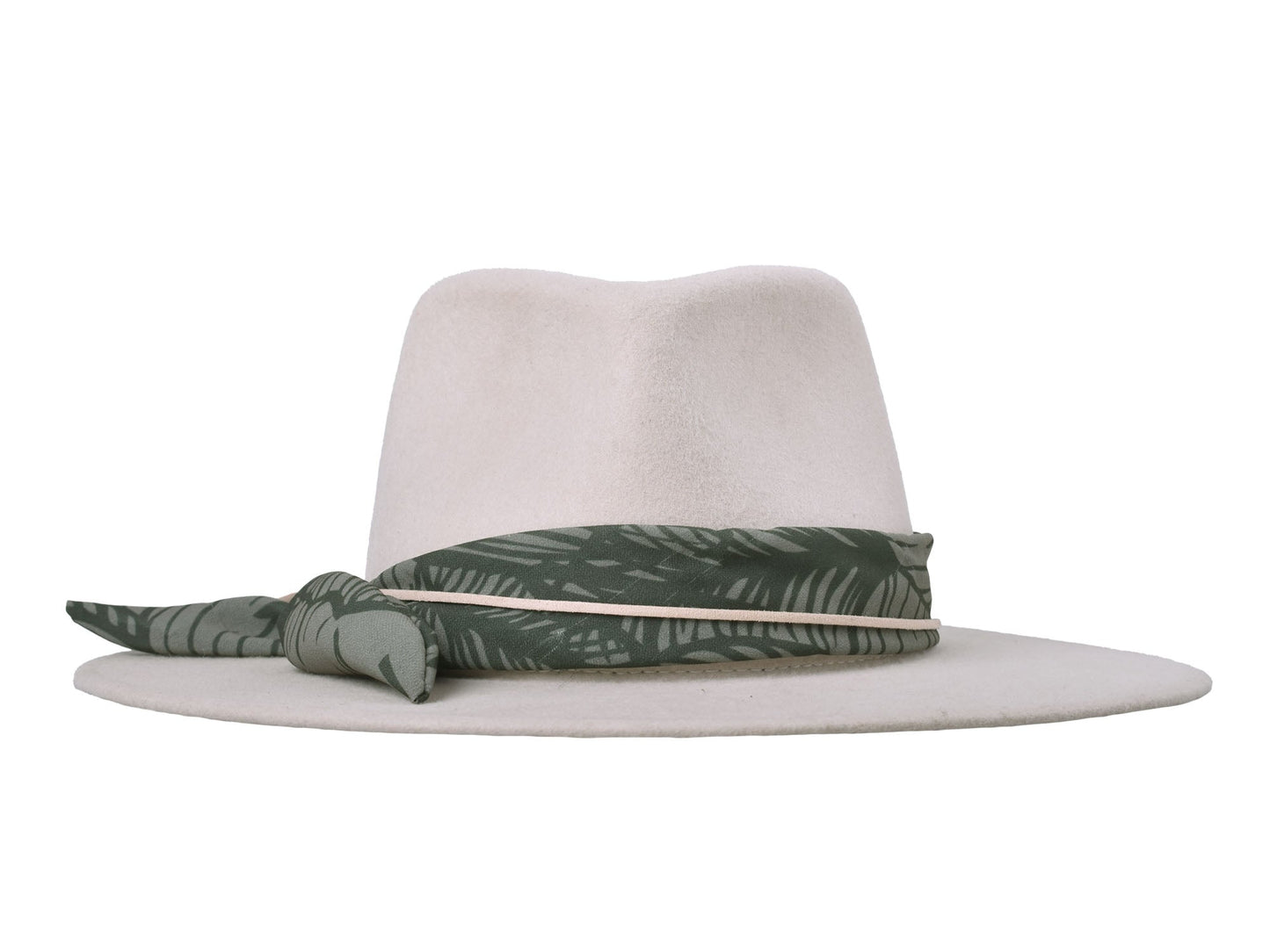 Wool felt hat rain Forest Cream