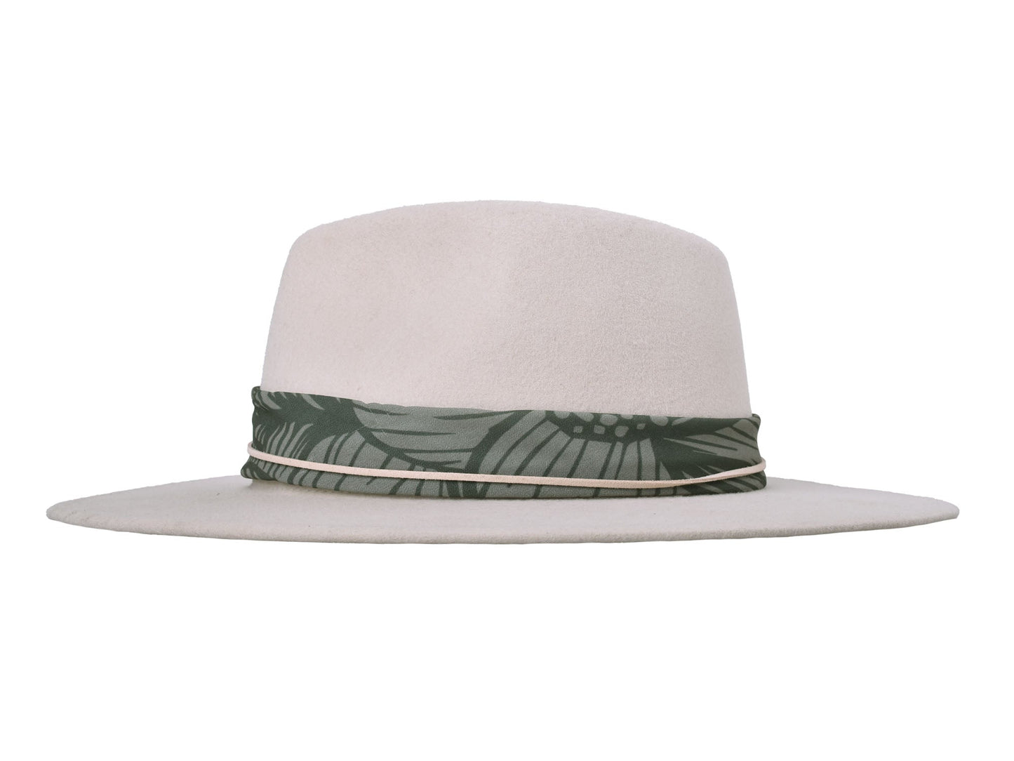 Wool felt hat rain Forest Cream