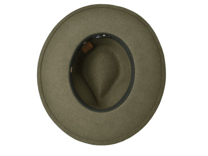 Wool felt hat rain Forest moss