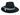 Wool felt hat rain Forest black