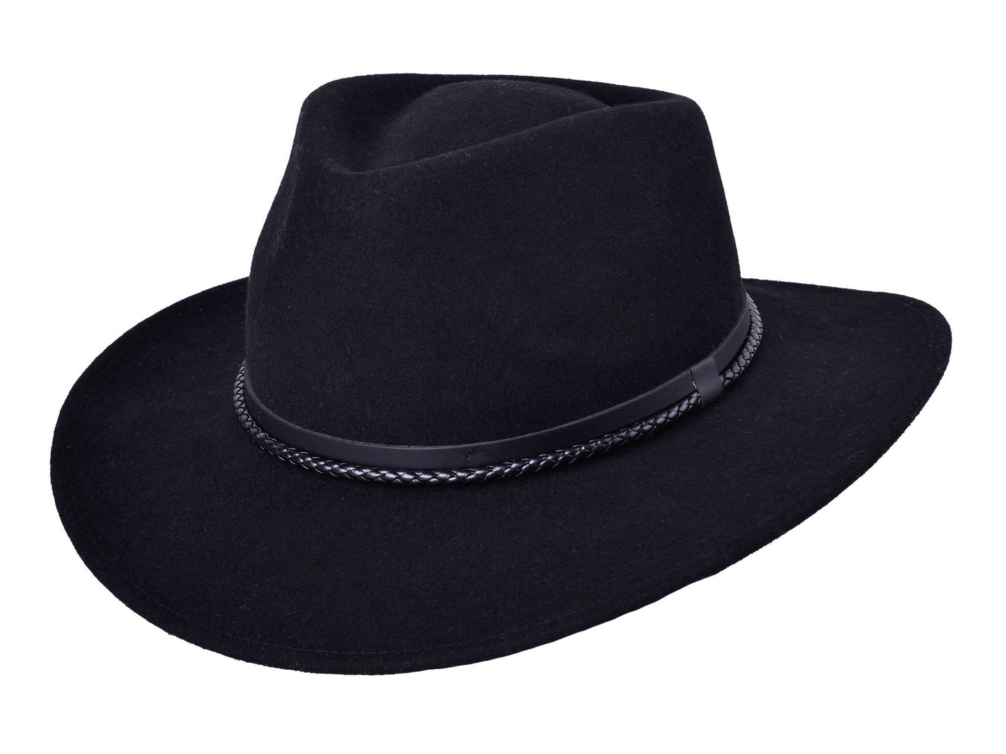 Wool Felt Hat Regal wide brim fedora classic style