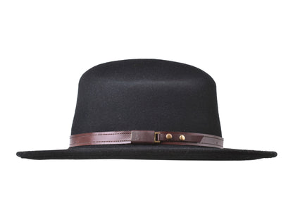 Wool Felt Hat Terra Black
