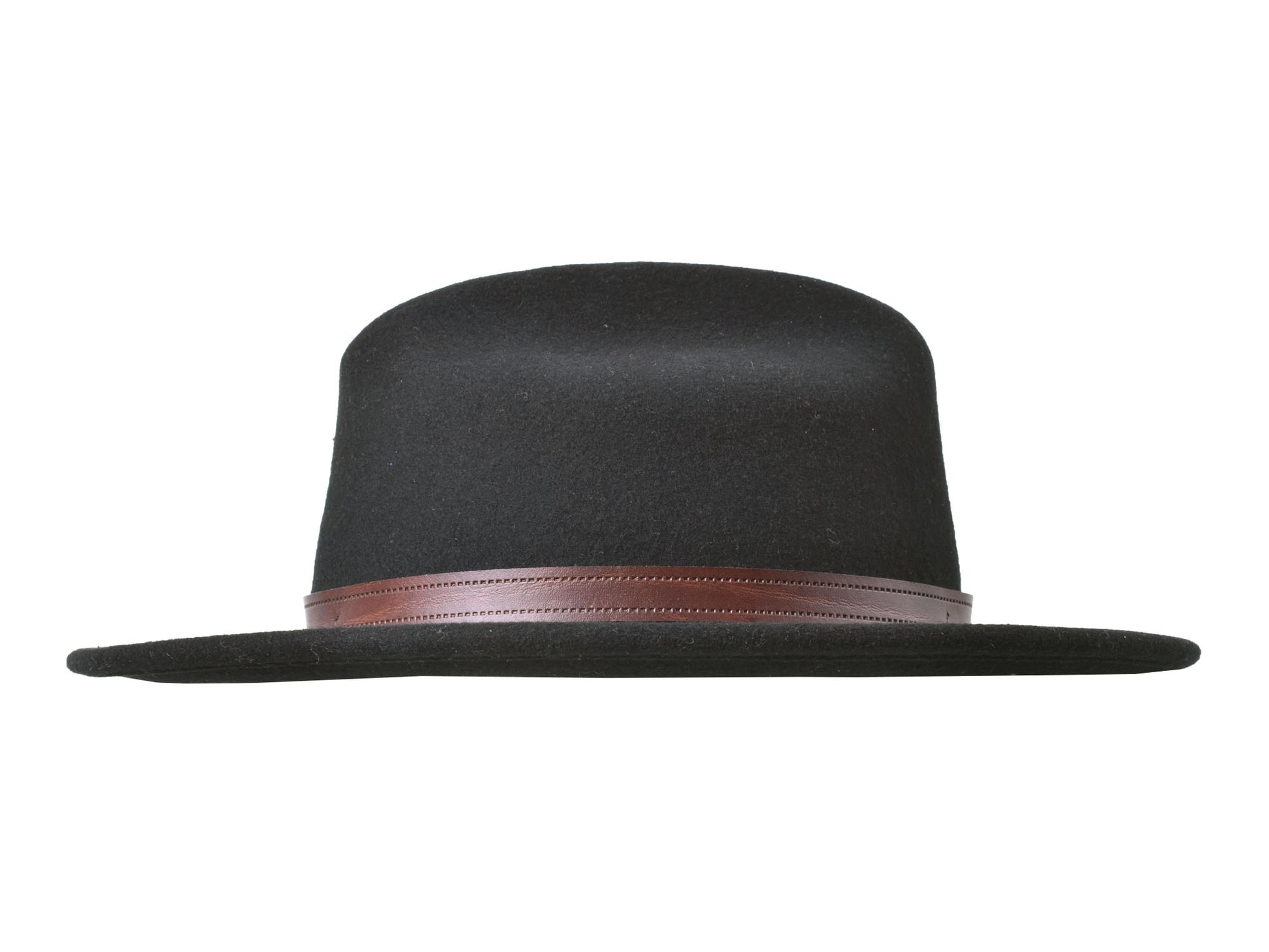 Wool Felt Hat Terra Black