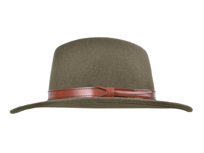 Wool Felt Outdoor Hat Merino Livorno crushable UV protection