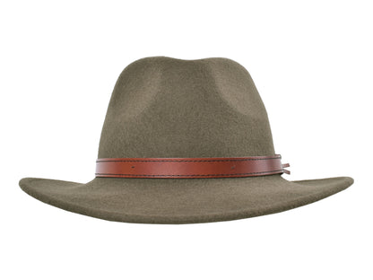 Wool Felt Outdoor Hat Merino Livorno crushable UV protection