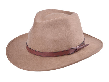 Wool Felt Outdoor Hat Merino Livorno water-repellent adventure hat