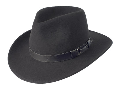 Wool Felt Outdoor Hat Merino Outback water-repellent fedora