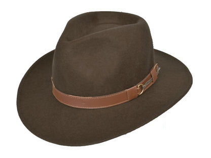 Wool Felt Outdoor Hat Merino Outback water-repellent fedora